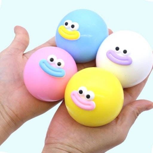 Kawaii Silly Face Mochi Squishy Stress Ball – M