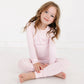 Ballet Stripe Bamboo Toddler Pajama Set