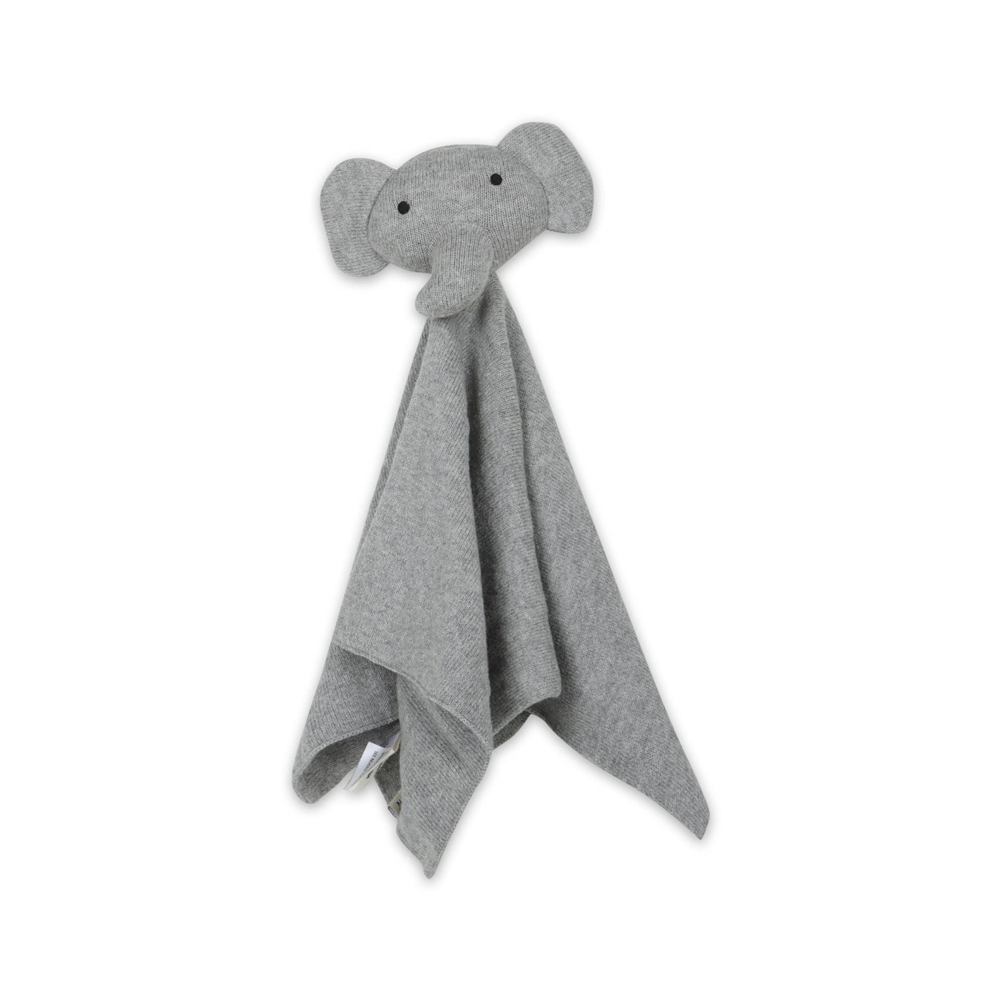 Elephant - Organic Baby Lovey Security Blanket Cuddle Cloth: Natural