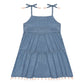 Ali Dress in Light Wash Chambray