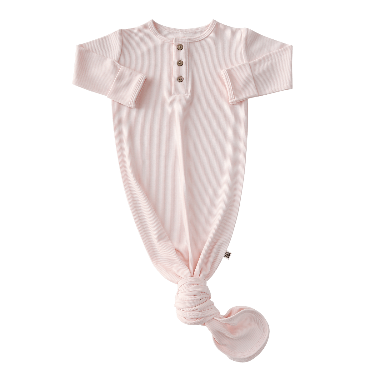 Knotted Gown Perfect Pink Rib