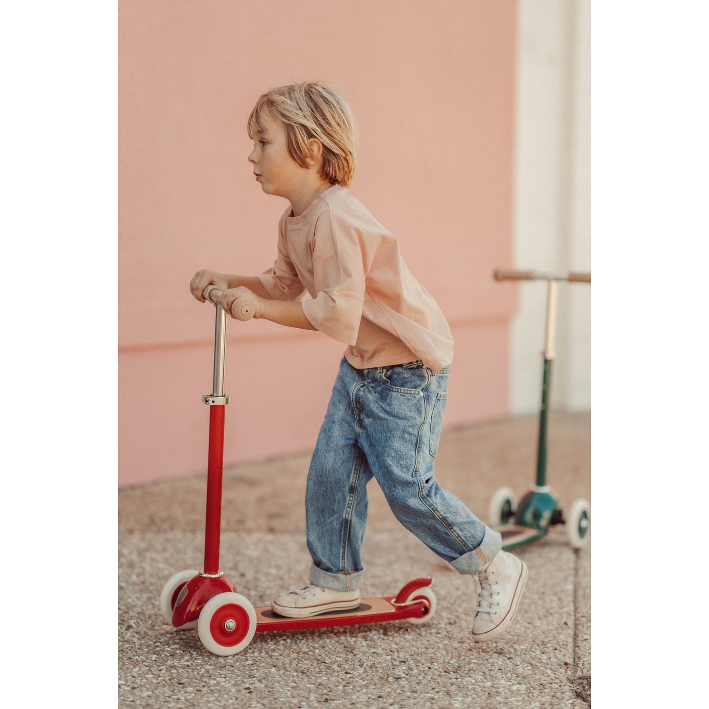 Banwood Inc - BANWOOD 3-WHEEL SCOOTER VINTAGE - RED