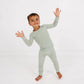 Evergreen Stripe Bamboo Kids Pajama Set
