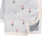 Sweet Floral -Organic Cotton Jacquard Knit Baby Blanket