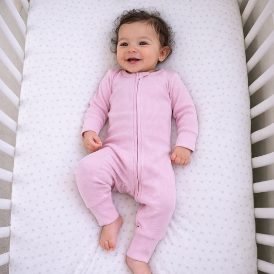 Cashmere Rose Rib Convertible Romper