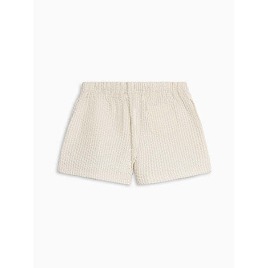 Nixie Seersucker Shorts - Dune Stripe