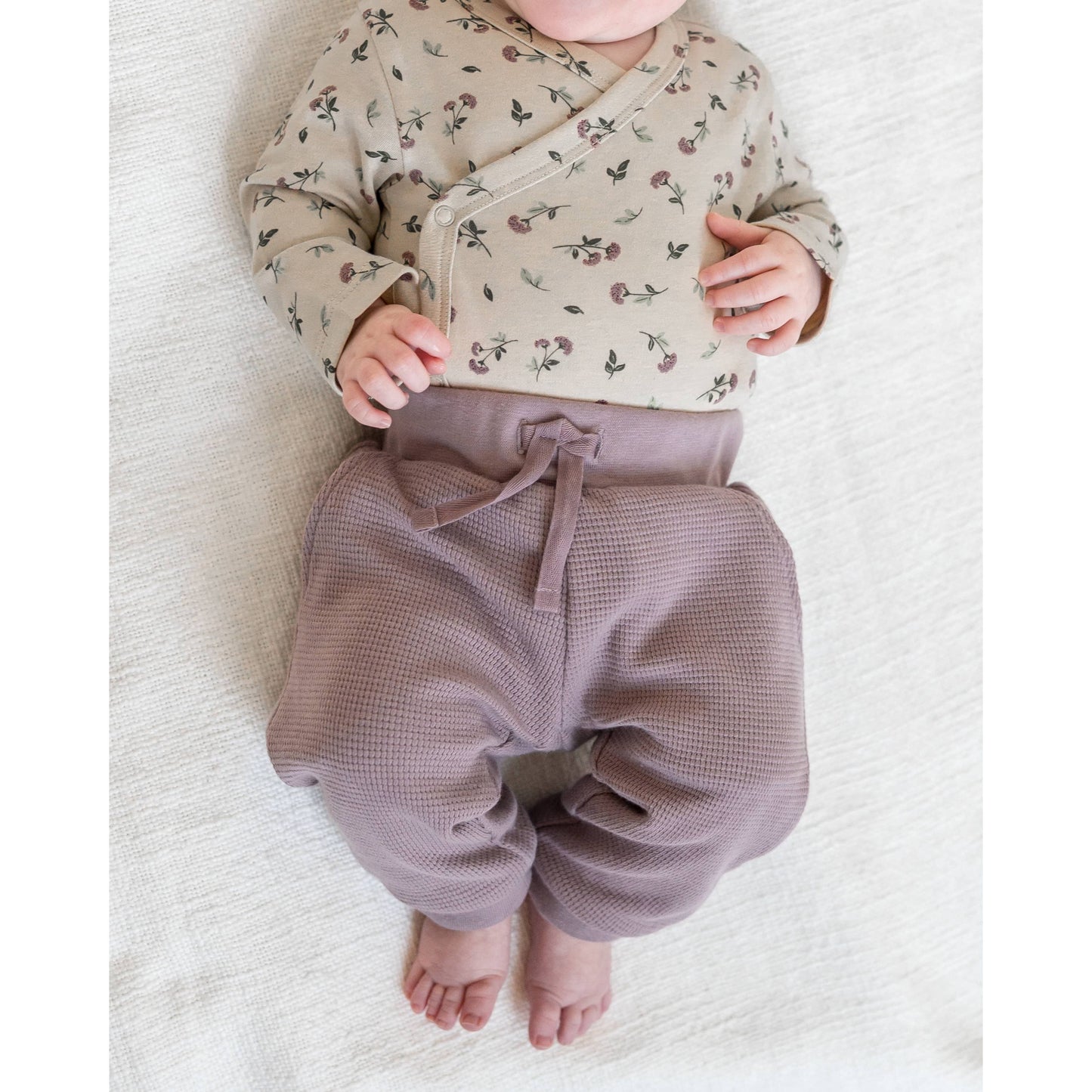 Nelson Waffle Knit Jogger: Navy