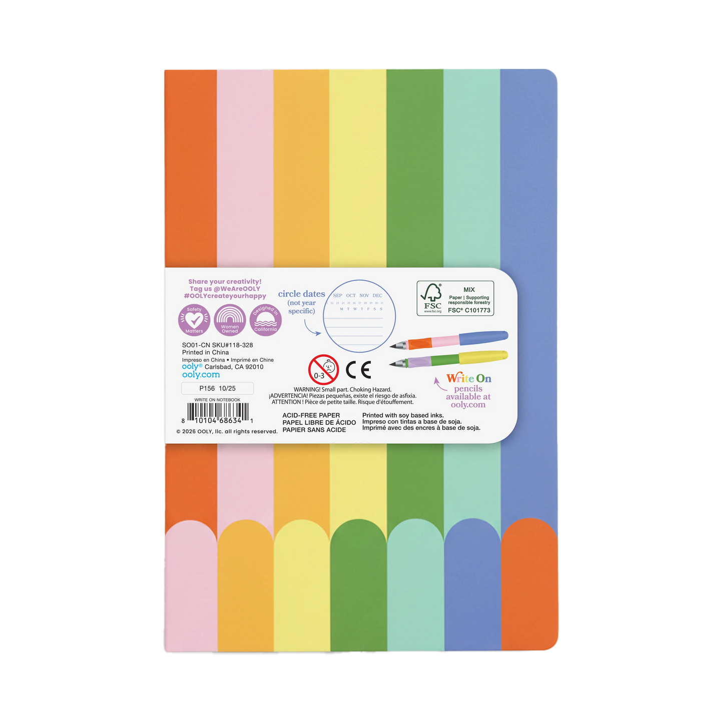 OOLY - Write On: Notebook (5.8" x 8.3")