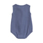 Organic Baby Bowie Muslin Bubble Romper - Marino