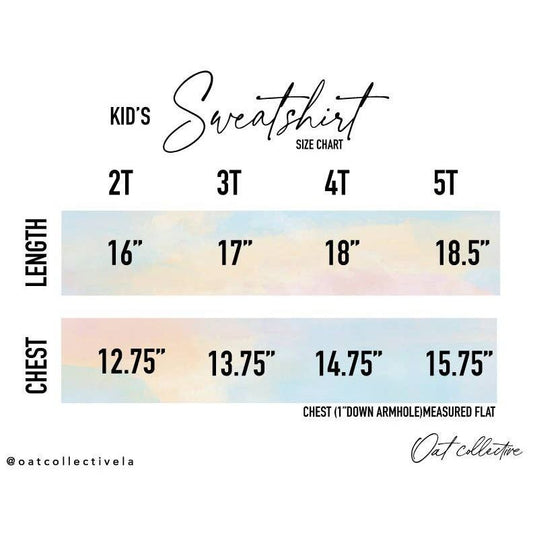 OAT COLLECTIVE - BASIC SOLID Toddler Unisex  Sweatshirt: HEATHER ROYAL / 2T