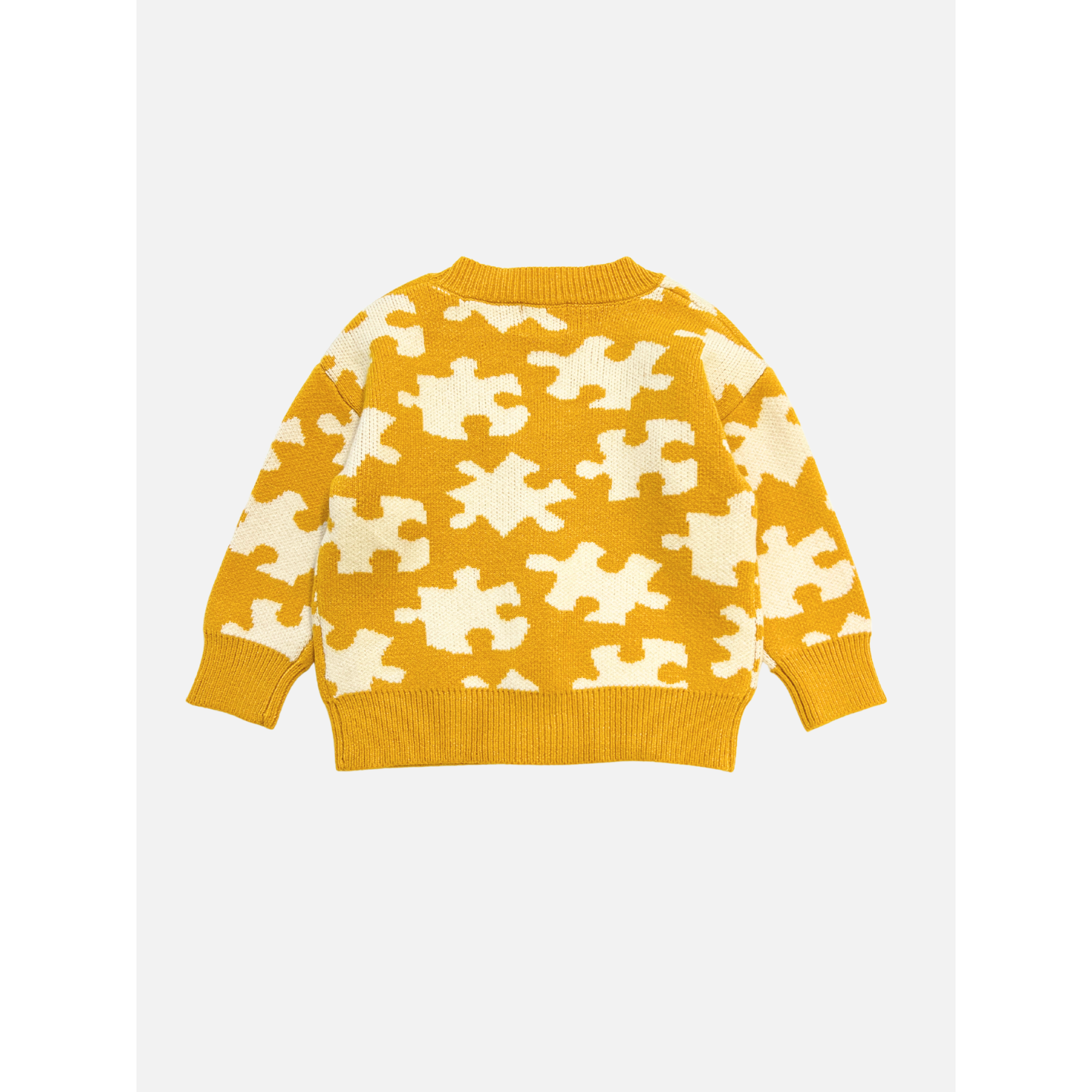 PUZZLE CARDIGAN: Green