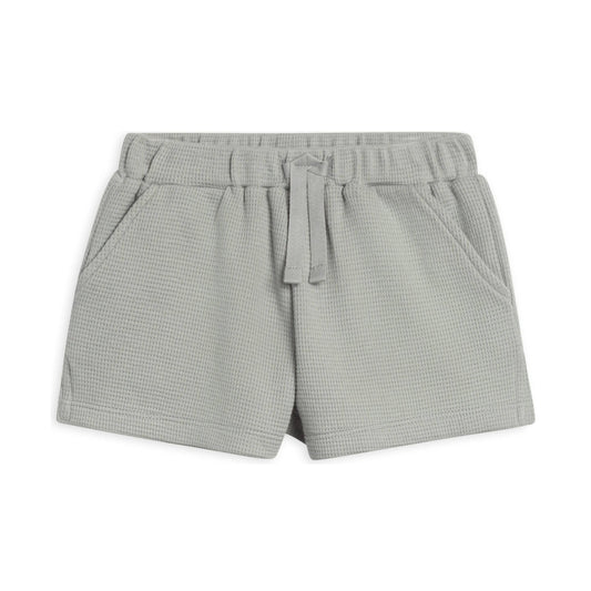 Organic Baby & Kids Avery Waffle Short - Mist