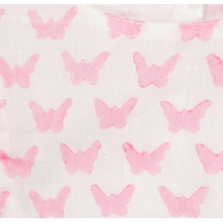 Mer St Barth Giselle Women's Maxi Dress Pink Butterfly