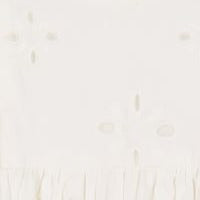 Mer St Barth Anna Baby Romper White Eyelet