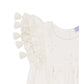 Mer St Barth Anna Baby Romper White Eyelet