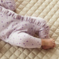 Lulu Daisy Organic Waffle Ruffle Zipsuit