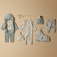Duck Egg Organic Knitted Cable Jacket
