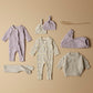 Lulu Daisy Organic Waffle Ruffle Zipsuit