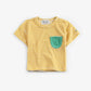 Yellow Stripes Terry Cloth Tshirt