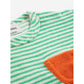Green Stripes Terry Cloth Tshirt