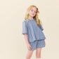 Girls Jaipur Top - Light Blue Carnation
