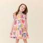 Girls Harper Dress - Patterned Bows