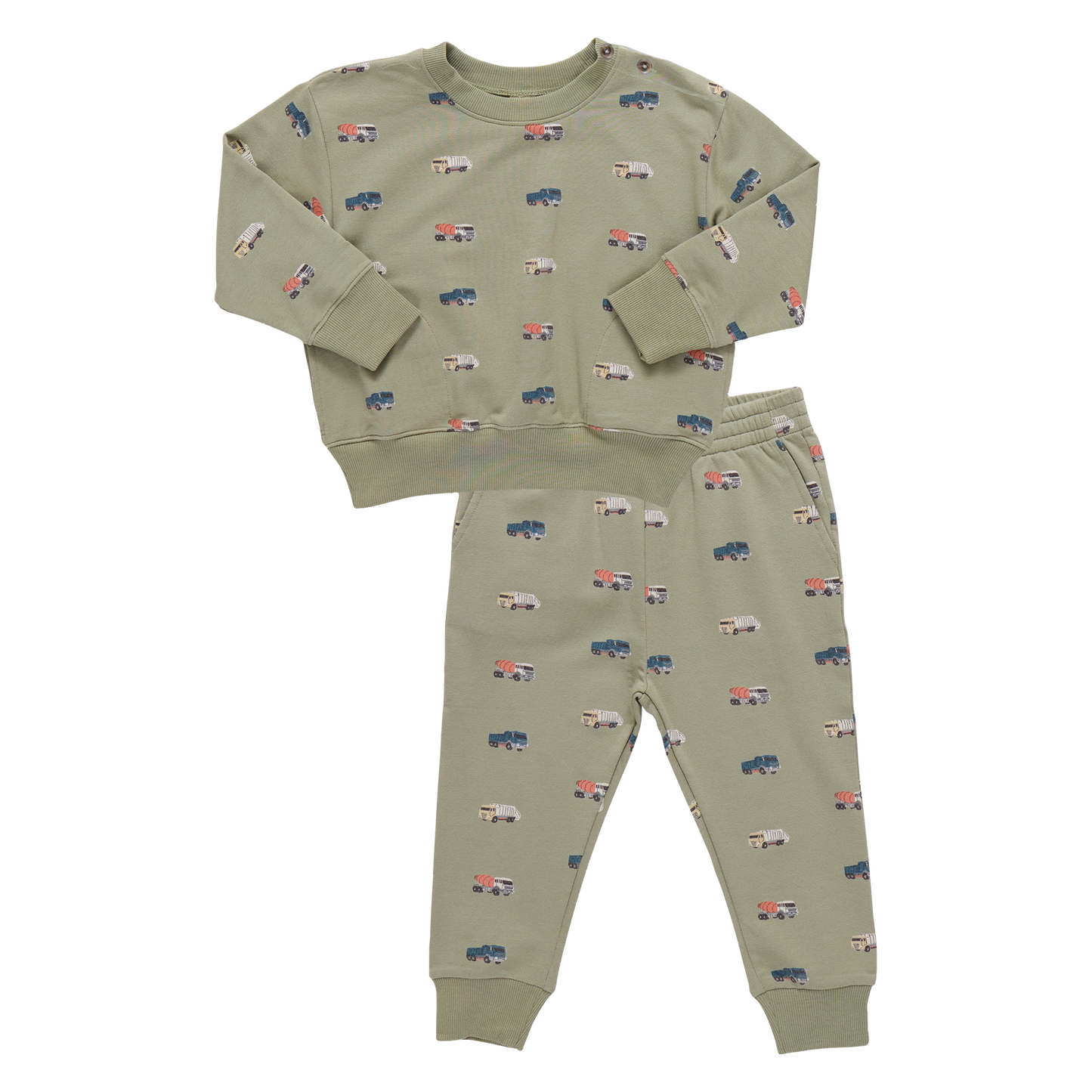 Baby Jax Jogger Set - Dump Trucks