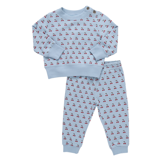 Baby Jax Jogger Set - Cherries
