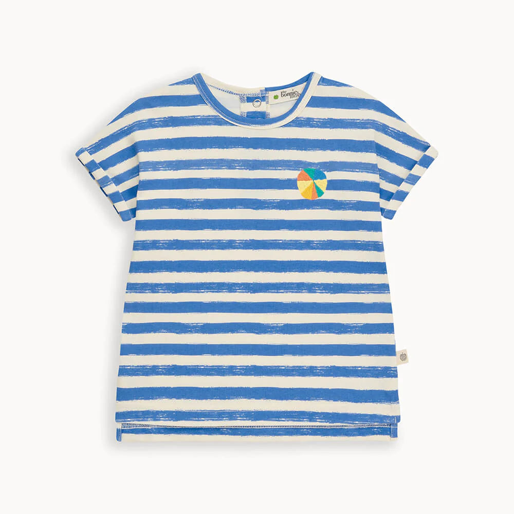 Cruz & Coley Set - Blue Stripe Shorts & T-shirt Set