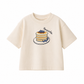 Pancake Stack Tee: Cream