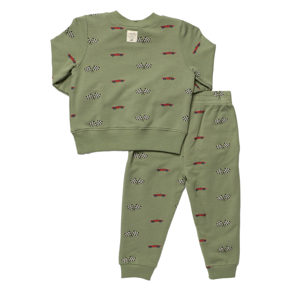Baby Jax Jogger Set - Racecars