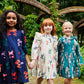 Girls Harper Dress - Woodland Fairies | Pink Chicken