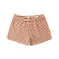 Pointelle Shorts || Poppy Stripe