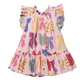 Girls Harper Dress - Patterned Bows