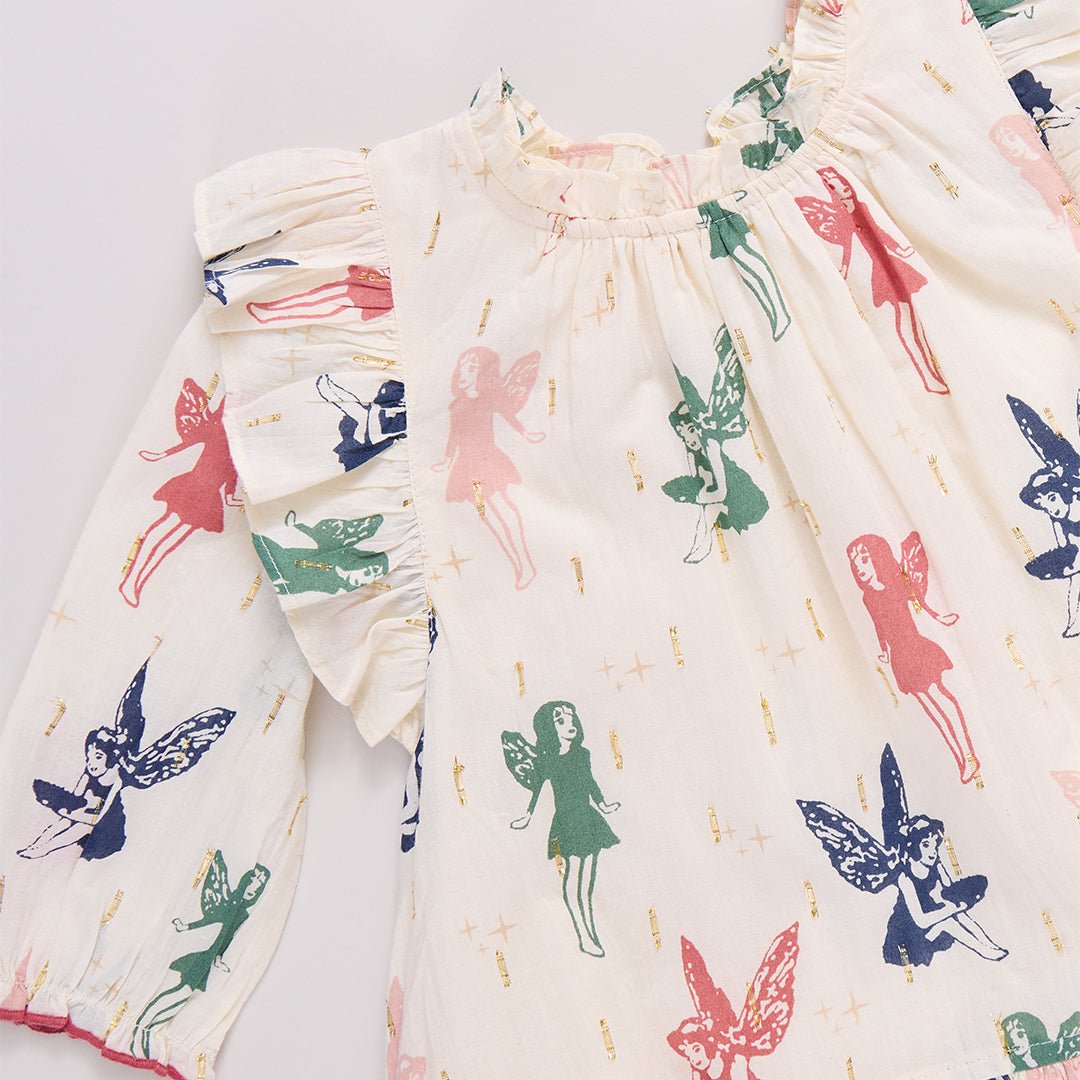 Girls Harper Dress - Woodland Fairies | Pink Chicken