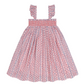girls rosa vine smocked dress with flutter sleeves