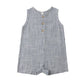 Mavrick Romper || Marine Gingham