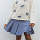 Sloane Knit Skirt || Marine