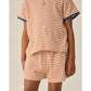 Pointelle Shorts || Poppy Stripe