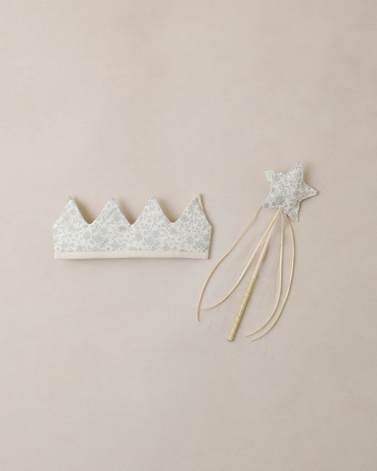 Crown And Wand | Sky Floral