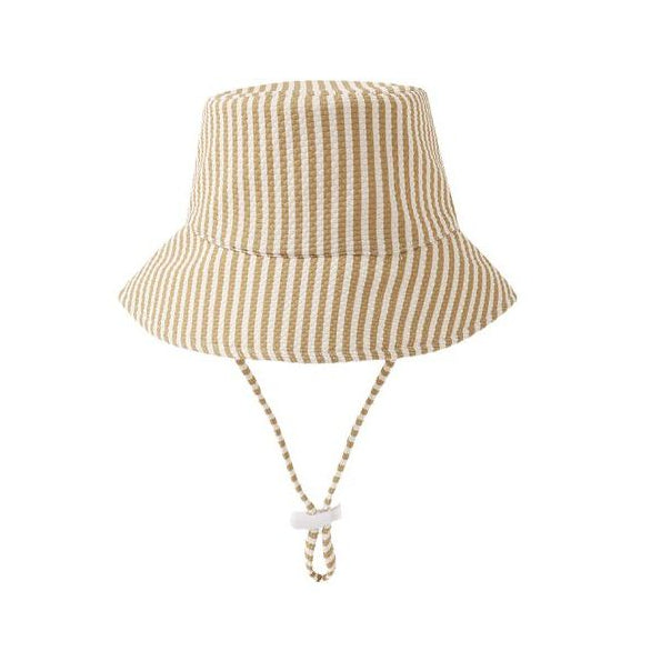 Bucket Hat || Honey Stripe Small