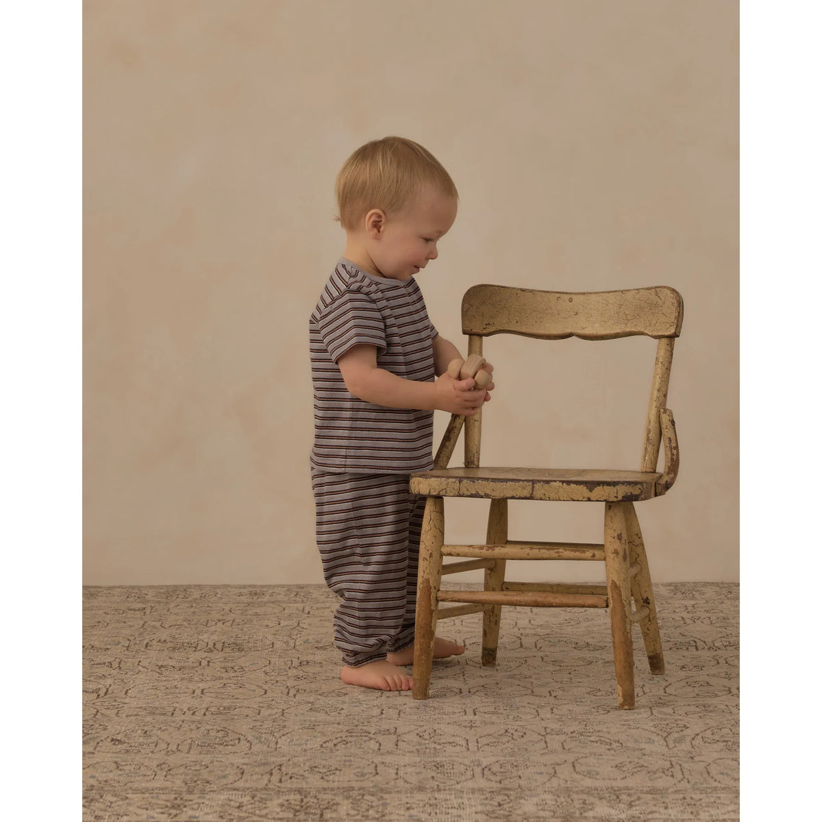 Jersey Tee + Pant Set || Vintage Stripe