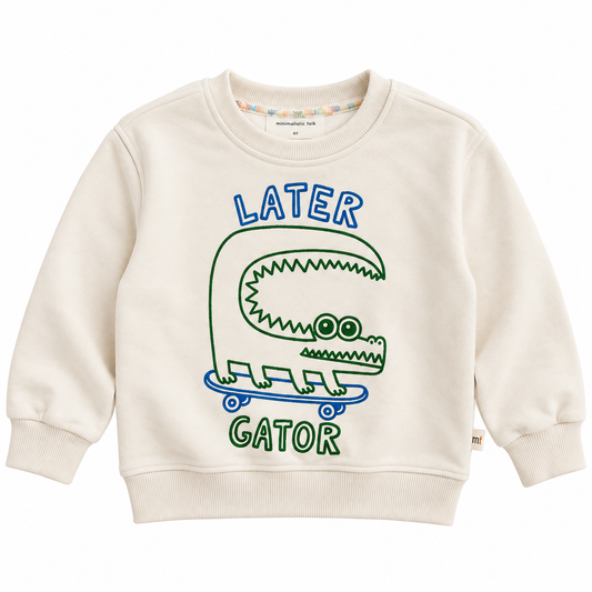 LATER GATOR |oversized sweatshirt