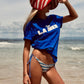 La Mer (White on Blue) T-Shirt