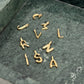Bubble Diamond Initial Necklace - Small