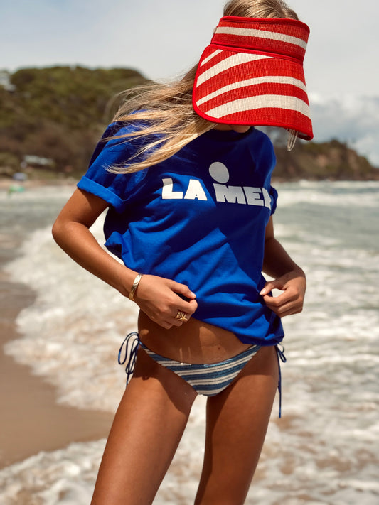 La Mer (White on Blue) T-Shirt
