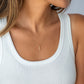 Bubble Diamond Initial Necklace - Small