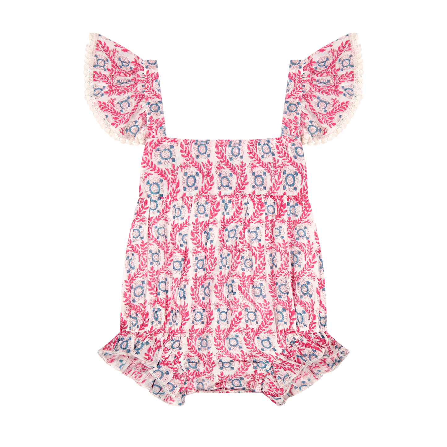 Mer St Barth Chloe Baby Romper Jaipur Bloom