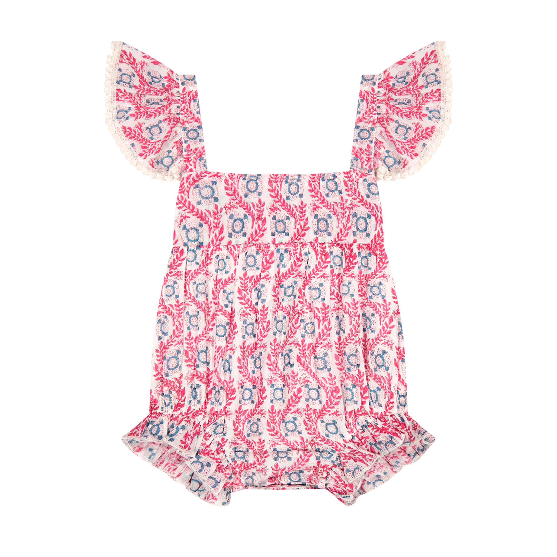 Mer St Barth Chloe Baby Romper Jaipur Bloom