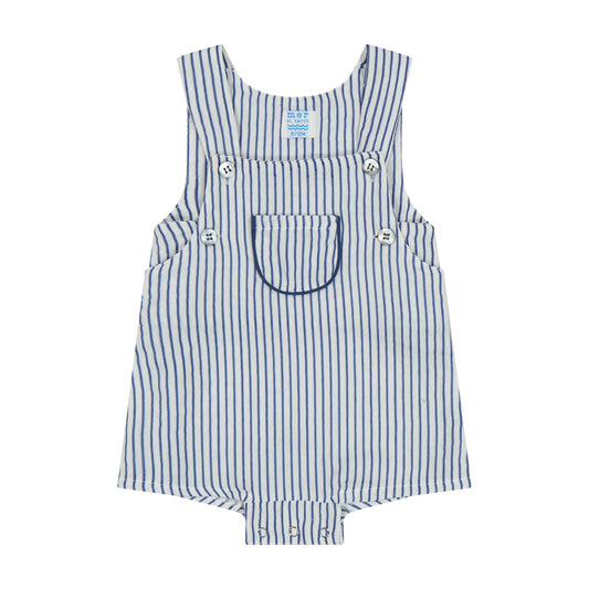 Mer St Barth Julien Baby Boy Romper Marine Stripe